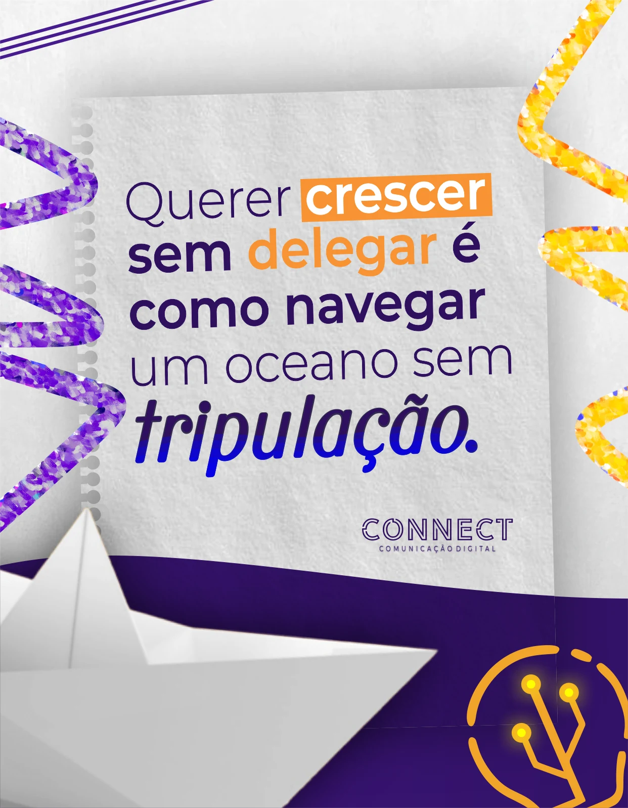 Crescer sem delegar