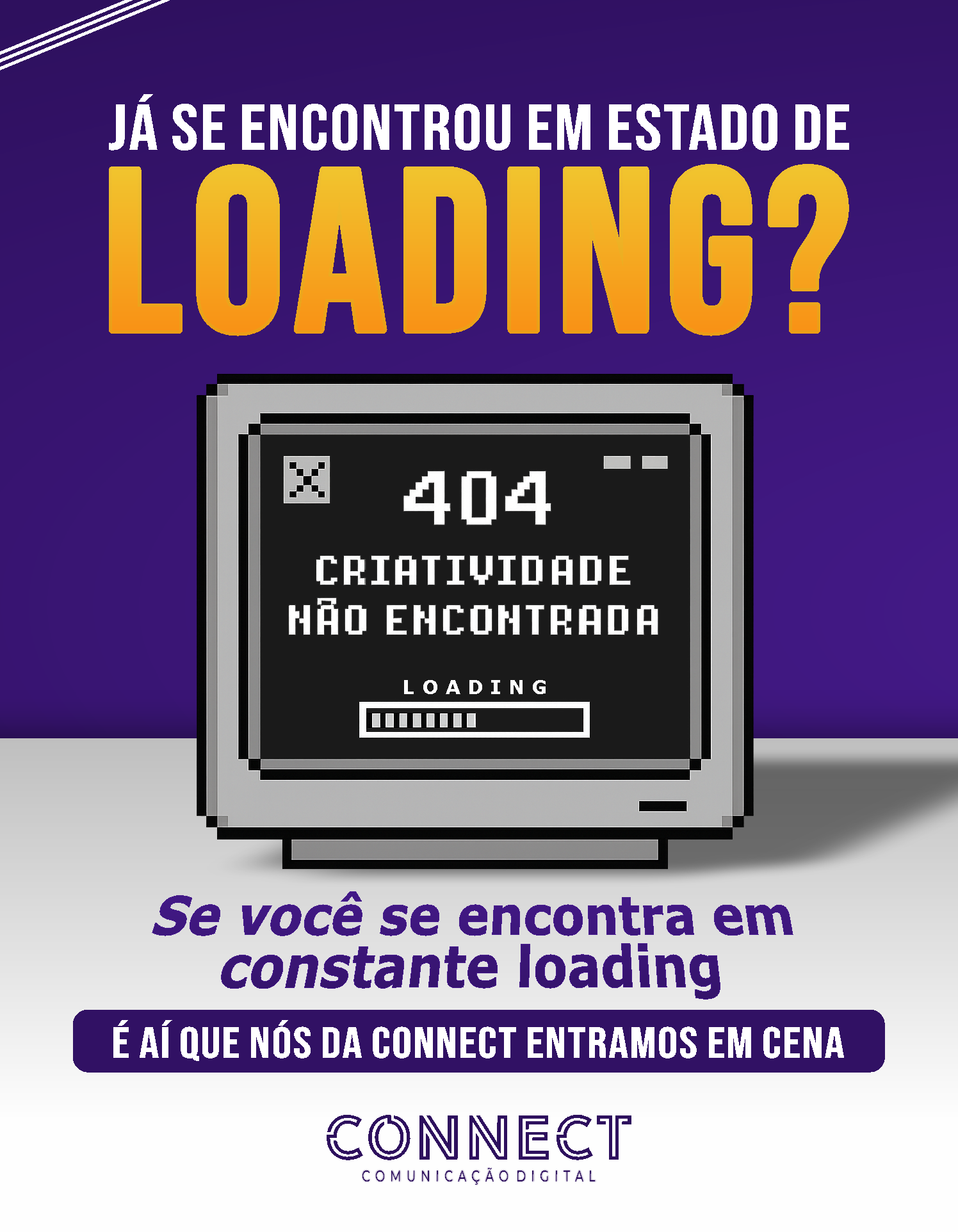 Criatividade em loading